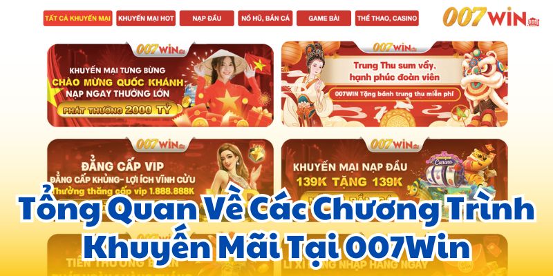 Tổng Quan Về Các Chương Trình Khuyến Mãi Tại 007Win