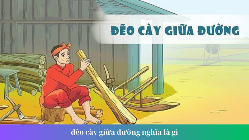 deo cay giua duong nghia la gi